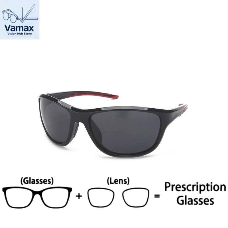 

VAMAX Fashion Women Men Outdoor Prescription Eyelasses Photochromic Optical Glasses Travel Polarized Eyewear