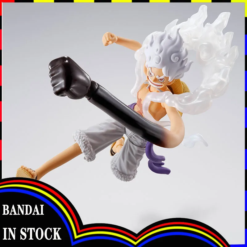 

Original Bandai Sh Figuarts SHF ONE PIECE Monkey.D.Luffy Gear5 Future Island Egghead Action Figures Anime Model Toys Collection