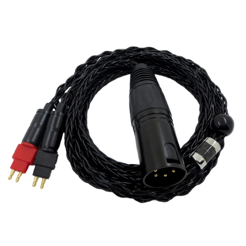 

4-pin XLR Balanced Cable for hd600 hd650 hd580 Earphone Exquisite & Natural Sound Copper Silver Plated Connector Wire