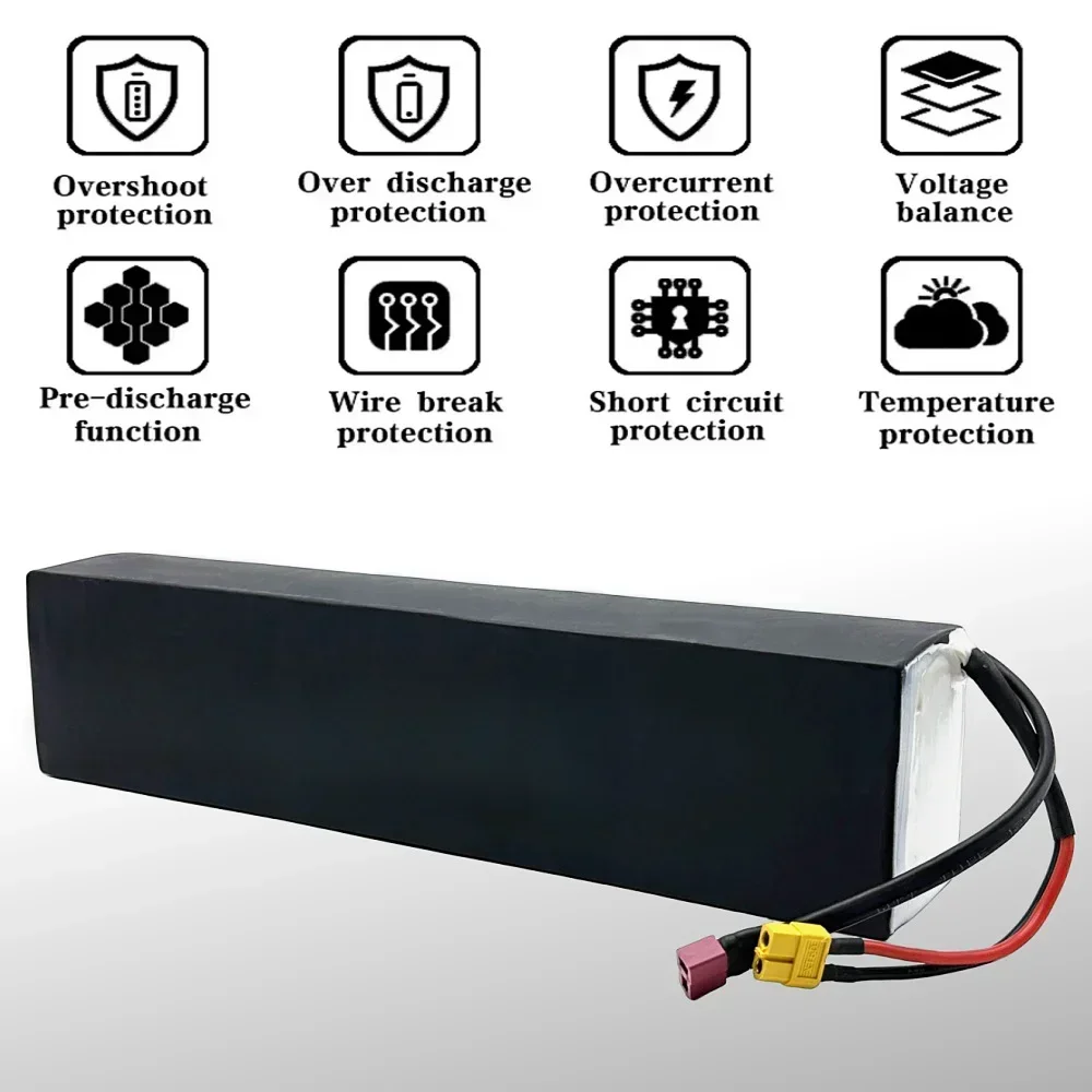 

13S4P 672Wh Lithium Ion Battery Pack 48V 14Ah Suitable for Kugoo M4/M4Pro Electric Scooter Battery 14000mAh Built in BMS