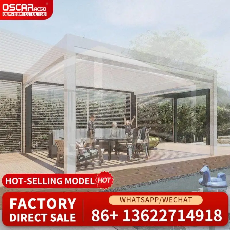 Conjuntos de Muebles de Patio para Exteriores, Pérgola Metálica para Jardín, Balcón o Terraza