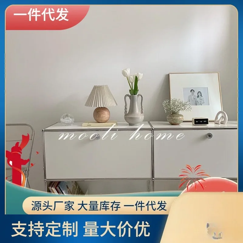 MOOLI home TV cabinet UpMirage module combination decorative cabinet Korean ins Internet celebrity modern side cabinet