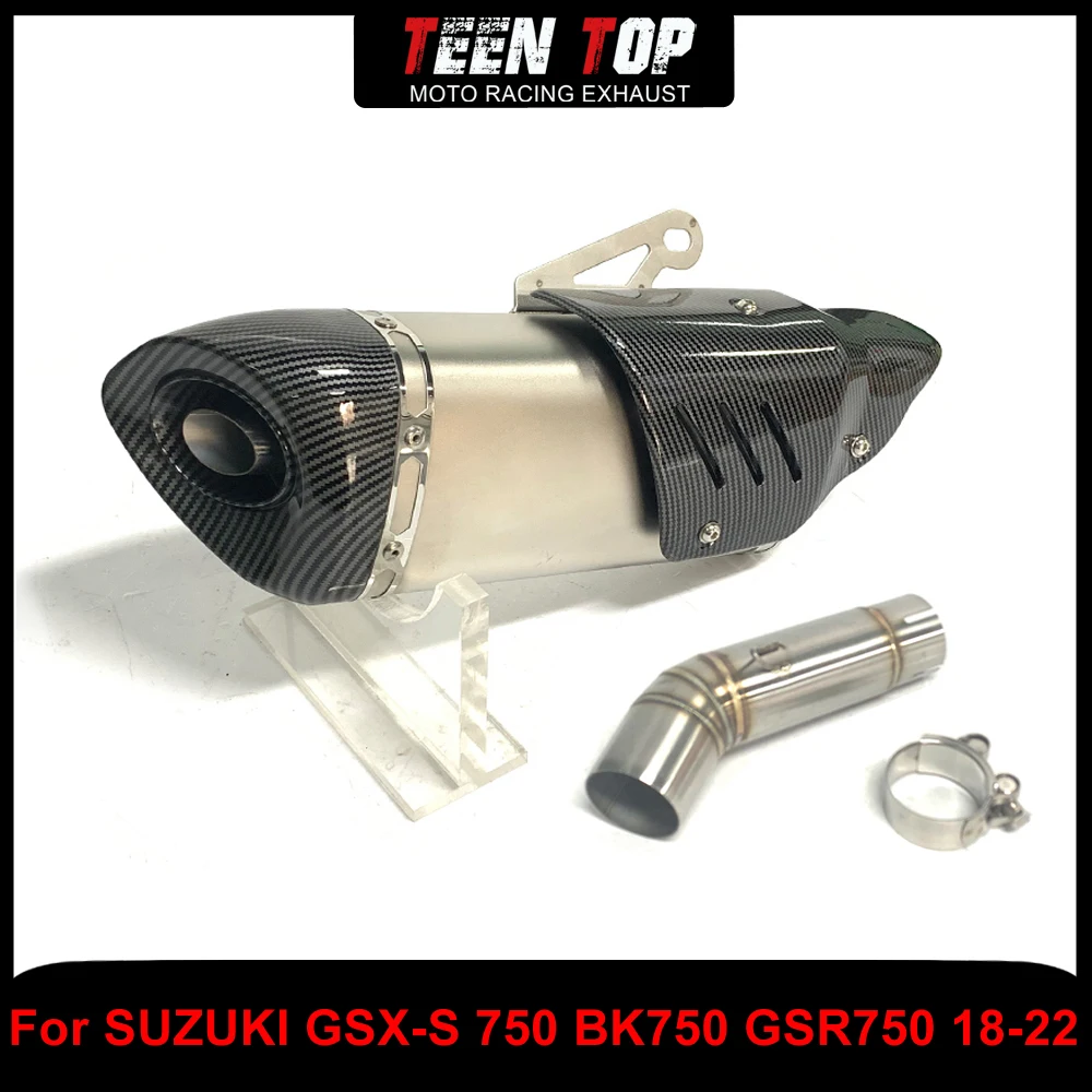 

Полные выхлопные системы для мотоциклов SUZUKI GSX-S 750 BK750 GSR750, глушитель Slip-on, GSX-S750 18-22, нержавеющая сталь