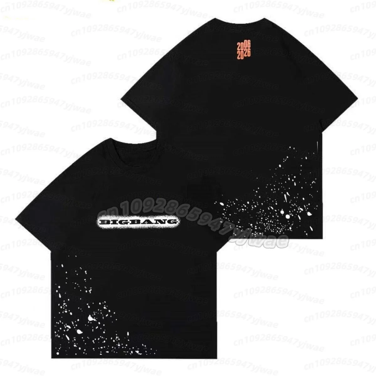 BIGBANG　ツアーTシャツ　ソウルコン　チャコール　Lサイズ　 F229 2026 Bigbang 20th Anniversary Concert T-Shirt G-Dragon fans Short