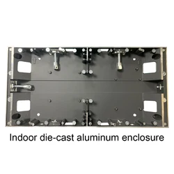 LED Display Indoor Front Maintenance Die-Cast Aluminum Box Hanging Beam Fixed Installation For P4.81 P3.91 P2.976 P2.604 Module