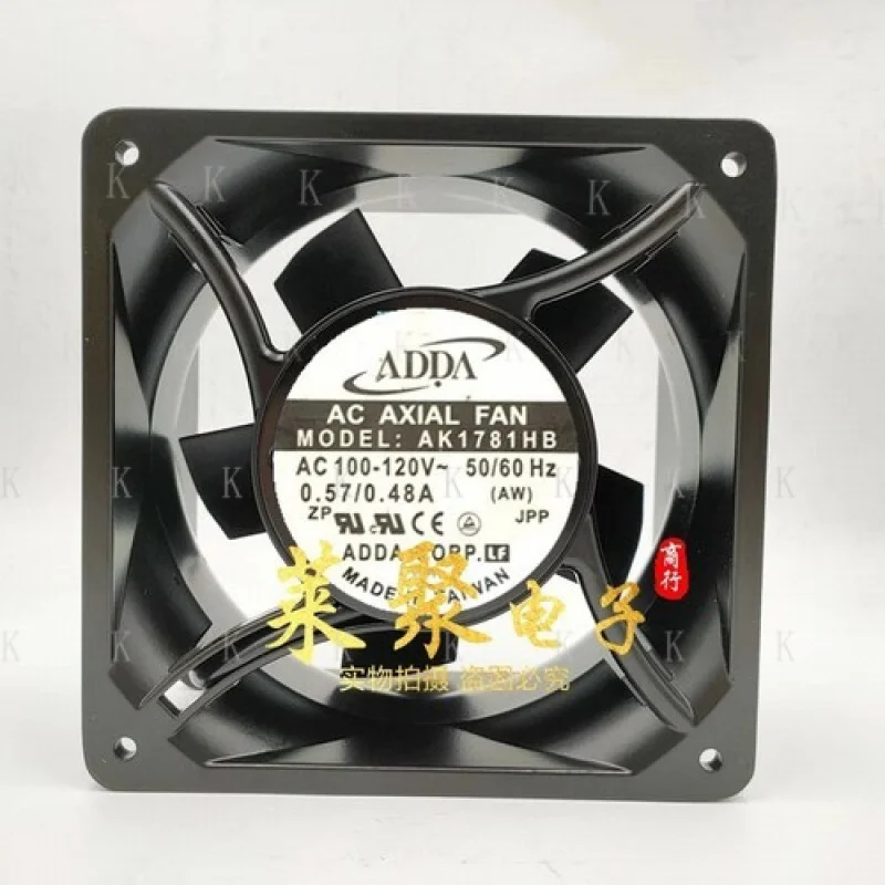 

C FOR ADDA AK1781HB 17689 AC100-120V 0.57/0.48A Metal Axial Cooling Fan