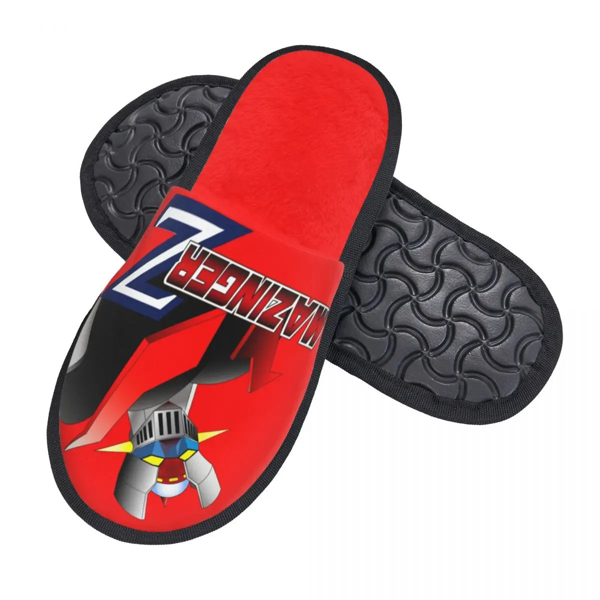 Mazinger Z House Slippers Women Soft Memory Foam UFO Robot Anime Manga Slip On Bedroom Slipper Shoes