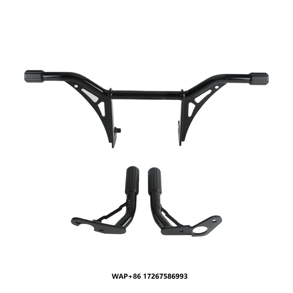 Front Rear Crash Bar Frame Slider Slightly Higher Than Stock for Softail Street Bob 2018-2024