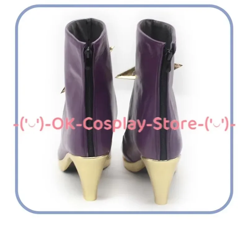 [حسب الطلب] أحذية تنكرية للفتيات السحريات Hiiragi Utena أزياء لعب الأدوار أنيمي الدعامة لحفلات الهالوين أحذية من الجلد الصناعي