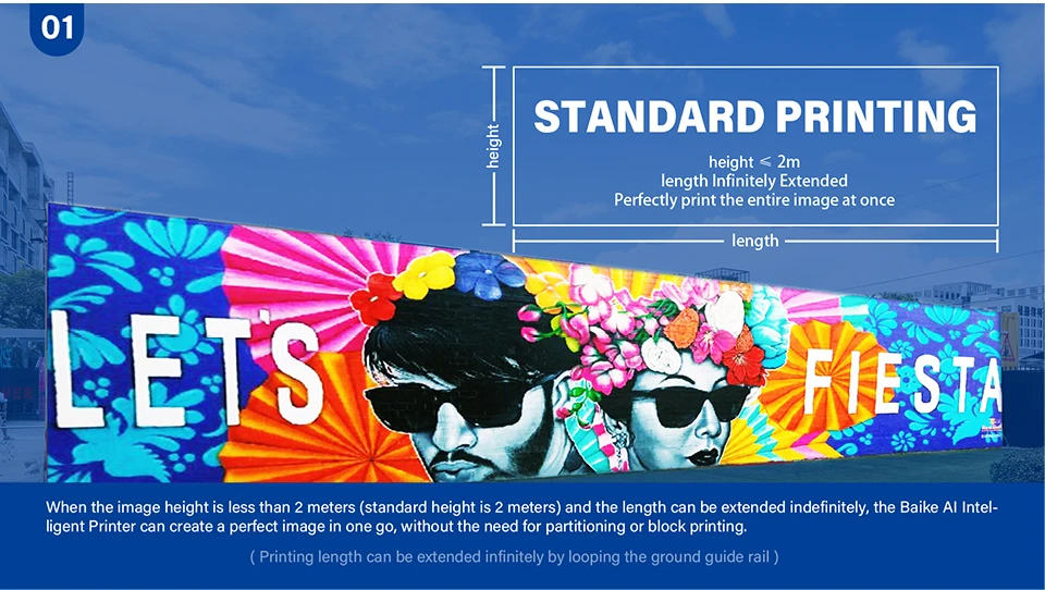 Wall Printing and Floor Printing 2 in 1 Machine UV Murale 3D Vertical Printer Two in One Inkjet