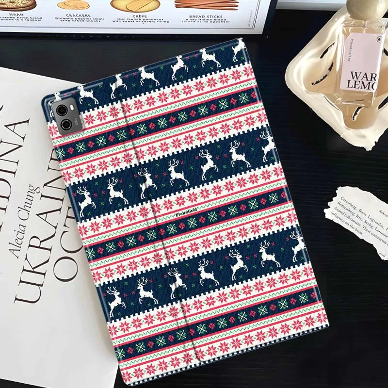 

Cartoon Reindeer Pattern Cover For Lenovo Xiaoxin Tab Pad K10 K11 Y700 P11 3rd GT Pro Plus Gen Tablet Case Gift
