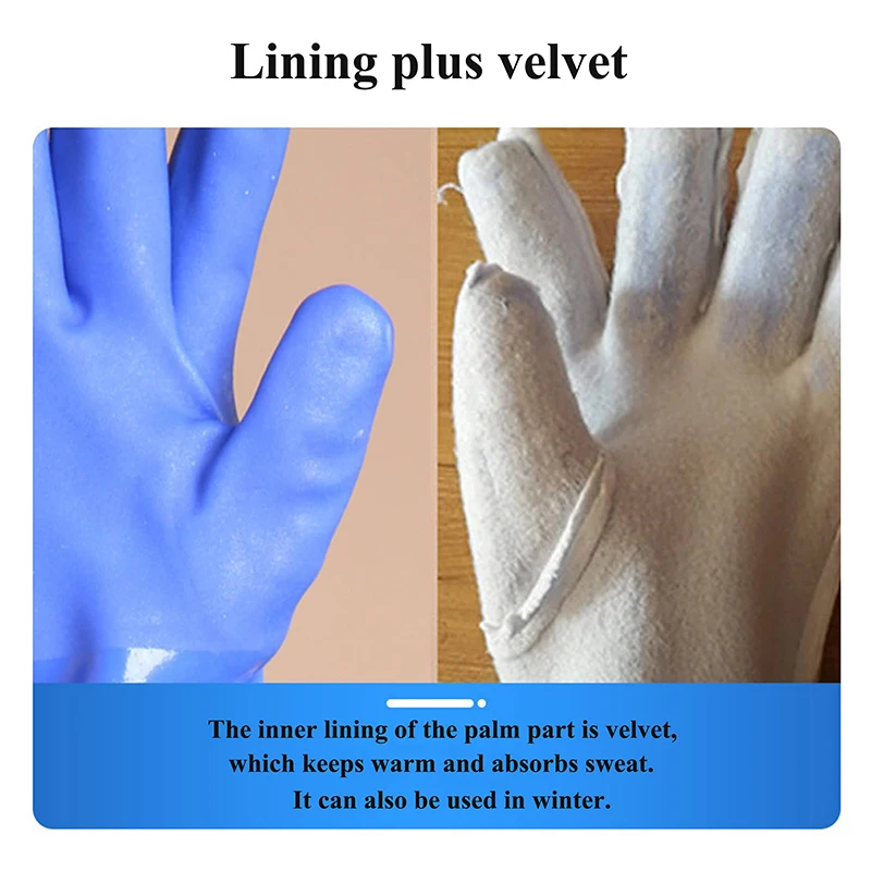 Long Rubber Gloves Waterproof Work Gloves Industrial Agriculture Fishing Dishwashing Clean Sleeve Home Kitchen Cleaning Tool