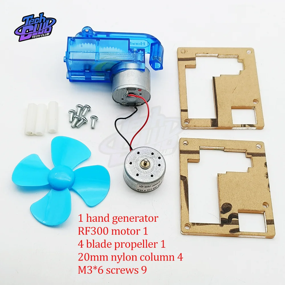 DIY Wind Turbine Generator Kit Micro Dynamo Generator Motor Power Supply Accessories