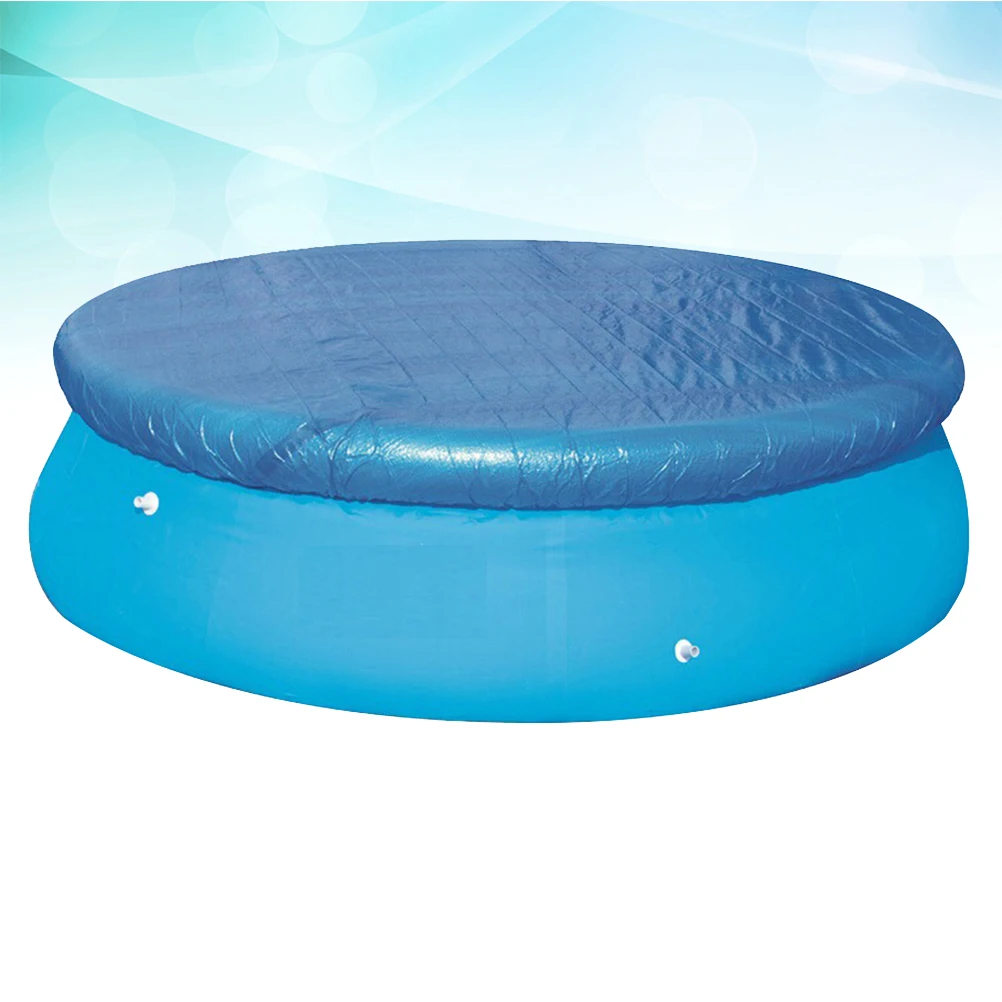 210cm Swimming Cover for Round Frame Pools Dustproof Rainproof Durable Outdoor Cover 210 Cm Pool Protector Garden Use