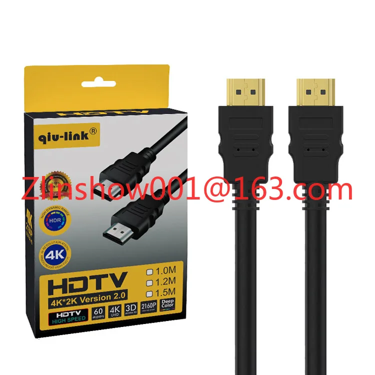 19+1 High Speed Gold Plating  HDTV Cable HDMI 4K 2.0 1.4 Cable Kabel Male to Male