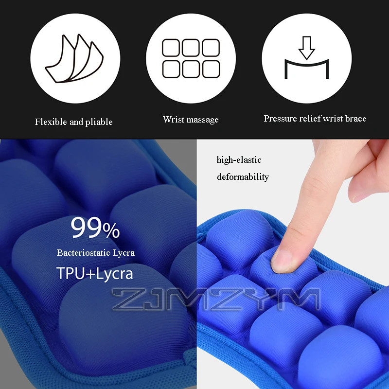 Inflatable Mouse Wrist Pad Breathable Easy To Clean Easy To Carry Reduce Nerve Compression Wrist Care Tools Wrist Pad