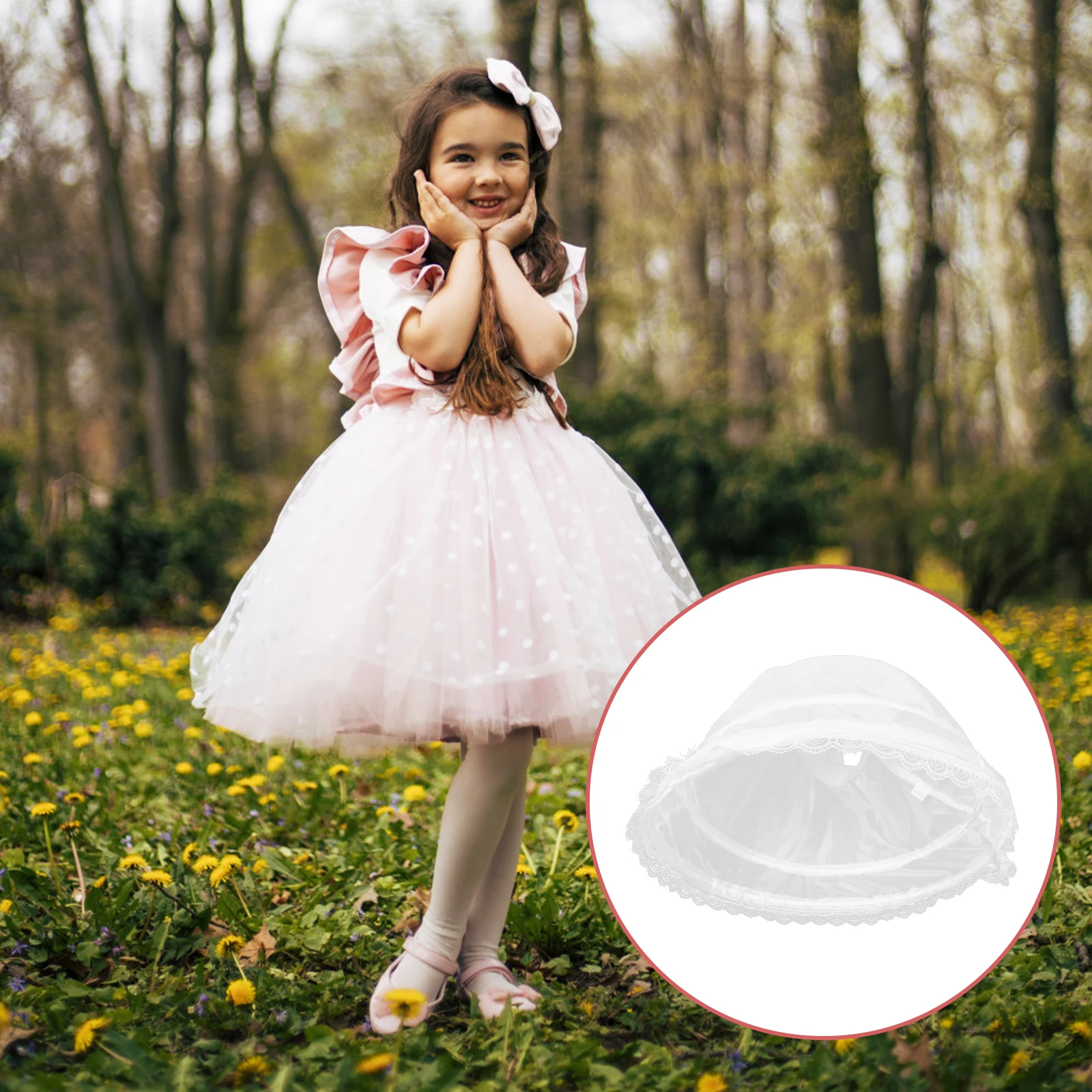 

Toddler Princess Skirts Girls Decorative Petticoat Underskirt Decorative Underskirt For Girl Soft Comfortable Elegant