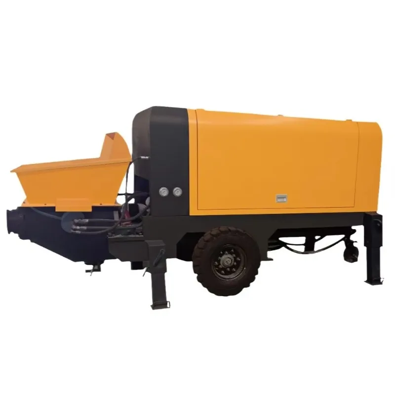 Portable Concrete Pump Trucks of Different Models and Fixed-Type Concrete Pumps Are Concrete Machinery