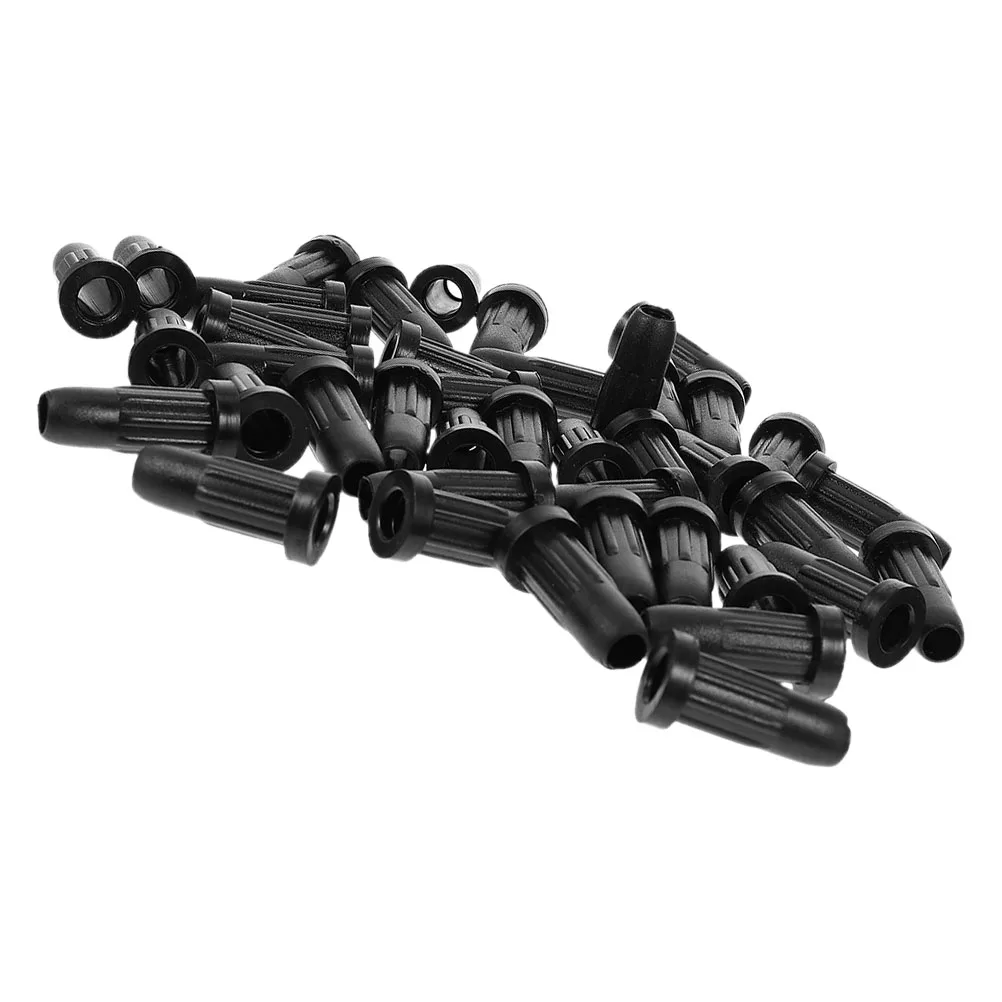

50pcs Universal Socket Sleeves Black Plastic Office Chair Wheel Replacement Protectors Home Office Rolling Chair Wheel