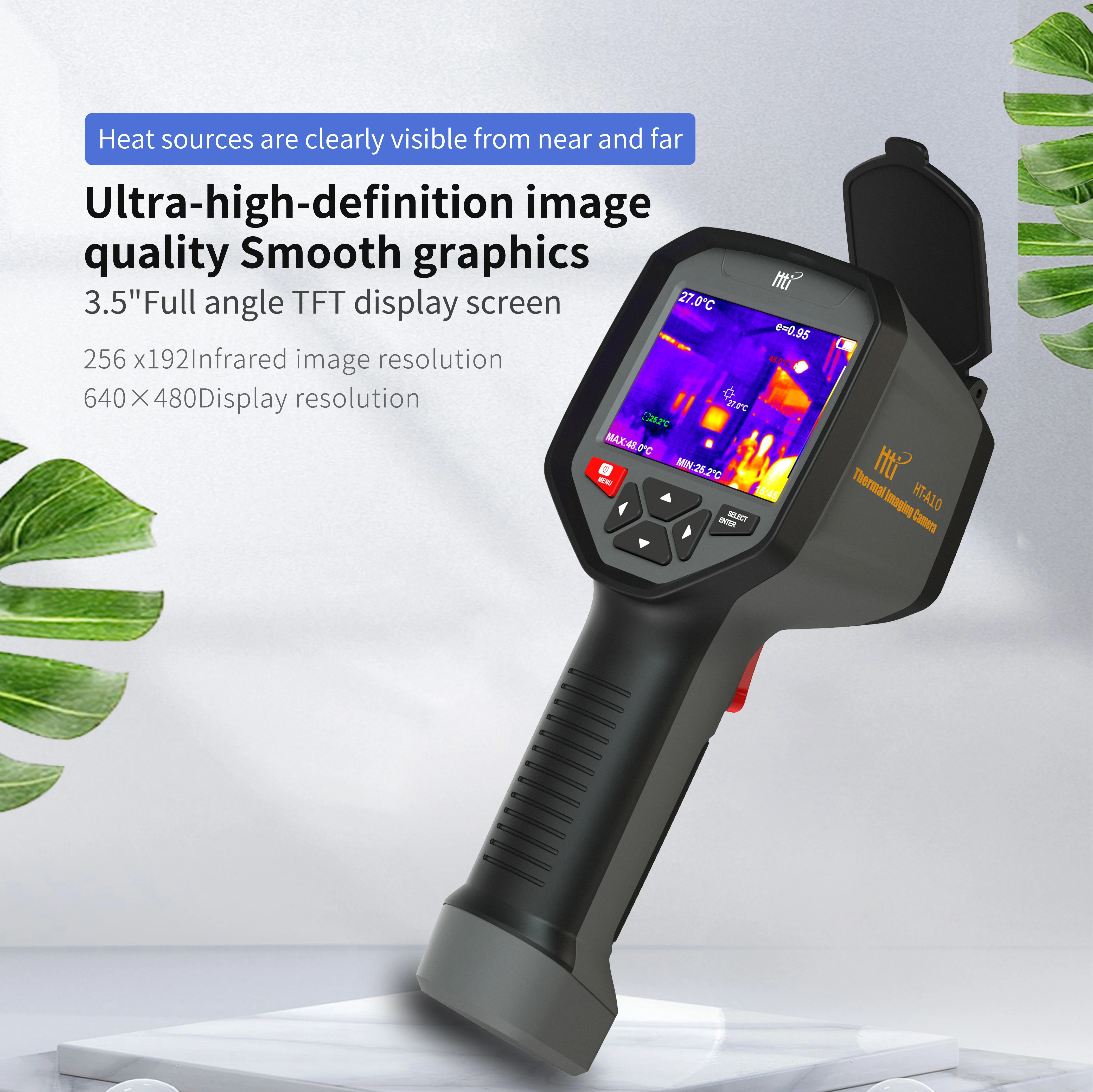 Przemysłowa kamera termowizyjna ręczna Hti-A10 z WIFI do konserwacji samochodów
