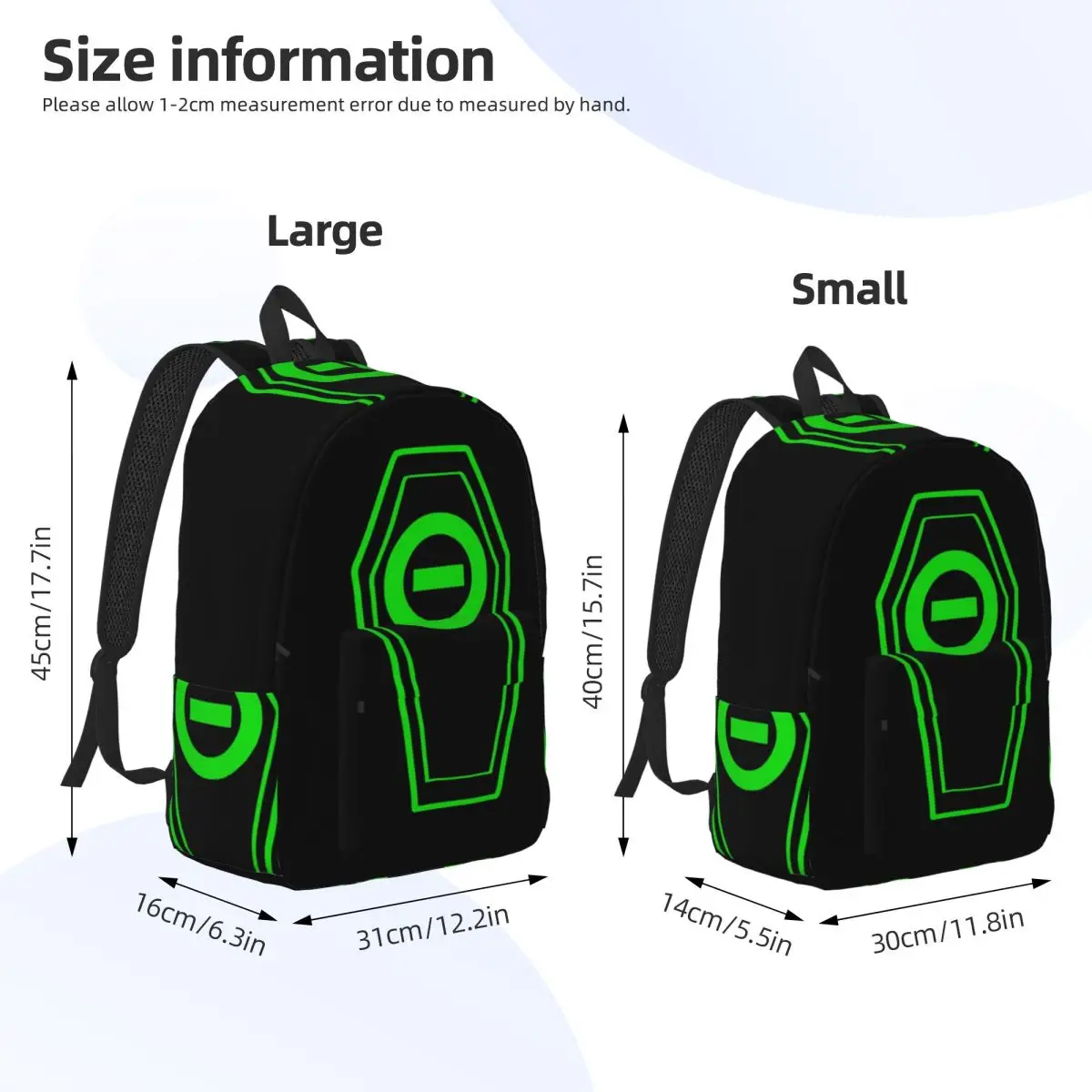 Type O Negative Coffin Merchandise Backpack Student BookBag Kids School Bag Laptop Shoulder Bags for Boys Girls
