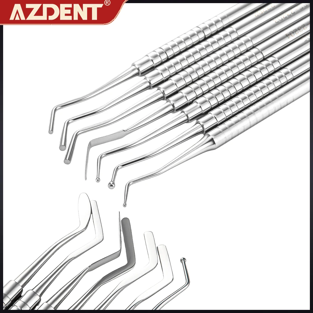 

AZDENT Dental Instrument Tool Cement Plugger Filling Restoration Spatula Double Ends Stainless Steel Filler Tools