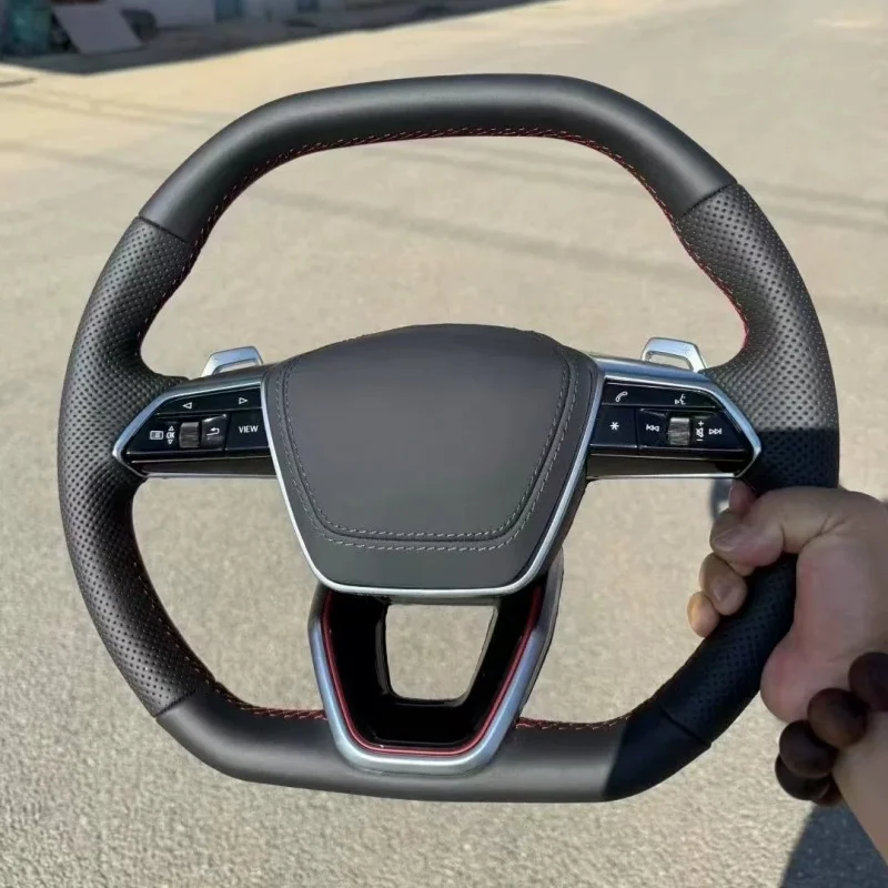 Upgraded Flat-bottom Sports Multi-Function Steering Wheel Suitable For Audi A5L  A5L A6L A7 Q5L New Model Steering Wheel