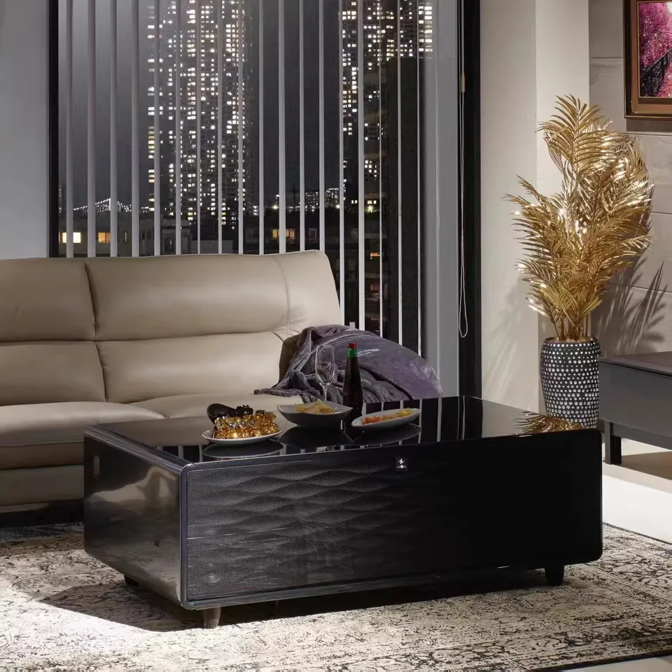 Smart coffee table refrigerator integrated music version fresh-keeping wine cabinet constant temperature refrigeration coffee