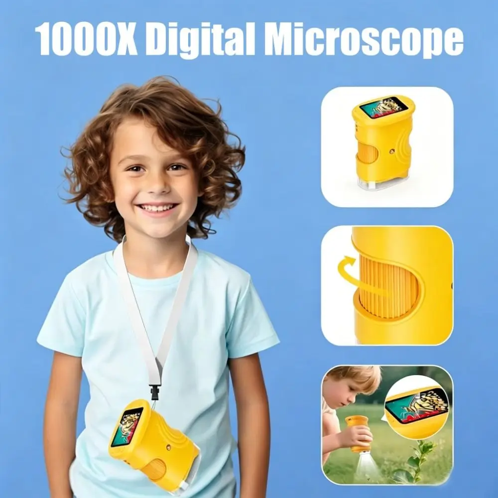 2 Inch IPS Screen Handheld Digital Microscope HD