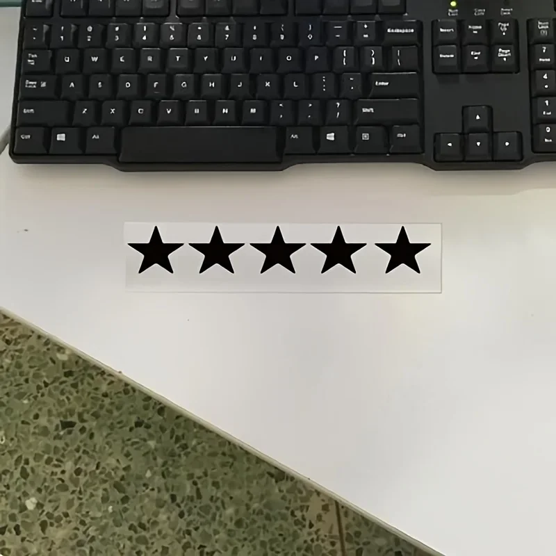 1세트 '별 패턴' 스티커 세트 자동차 오토바이 스타일링 장식 패션 - 테마 데칼 액세서리