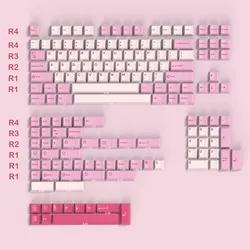1 Set Aifei The Dungeon of Black Company Rim Keycaps PBT Dye Subbed Key Caps Anime Cartoon Game Keycap Cherry Profile MX Switch