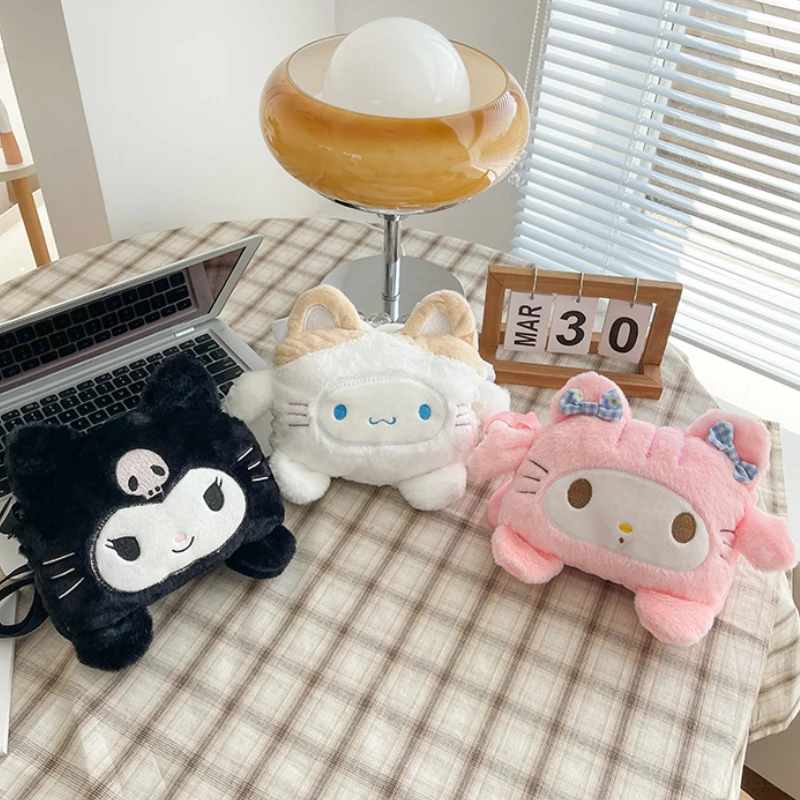 Sanrio Mochila De Pelúcia, Cinnamoroll, Kuromi, Minha Melodia, Saco Bonito, Bolsa Dos Desenhos Animados, Anime, Kawaii, Aniversário, Presentes De Natal