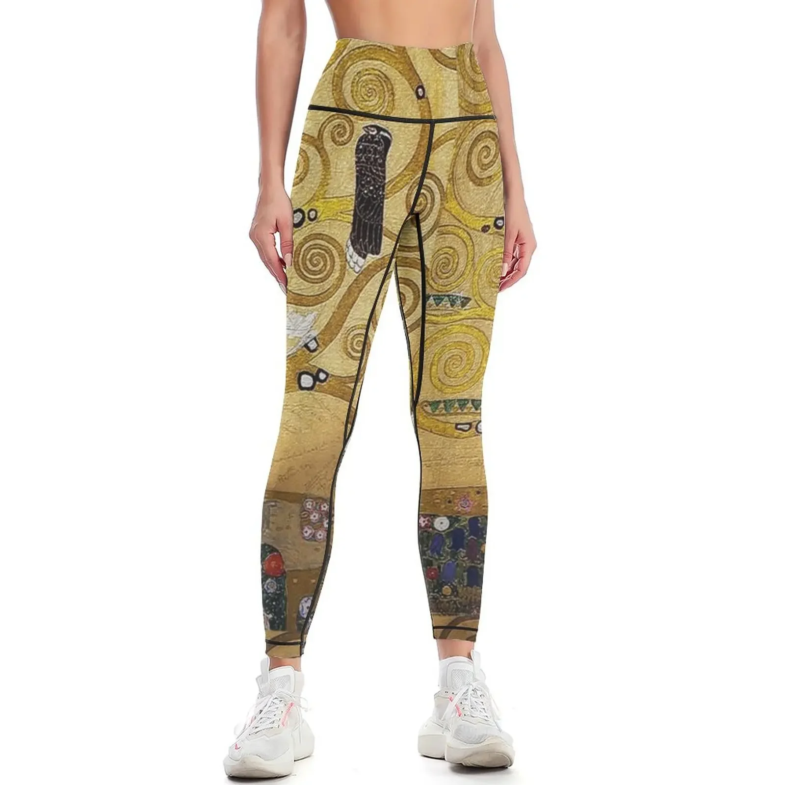 

Gustav Klimt Owl in a Tree Leggings for girls Sports pants for Women's fitness sports tennis for Womens Leggings