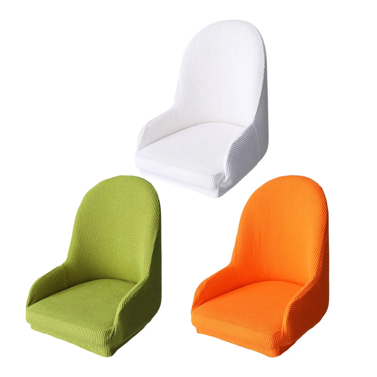 

Elastic Wingback Chair Cover Counter Chair Cover for Ceremony Dorm Apartment