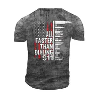 Vintage Men's T-Shirt 3D Printed King Print Short Sleeve T-Shirt Oversized Shirt Top T-Shirt Men's Clothing Punk Street Wear