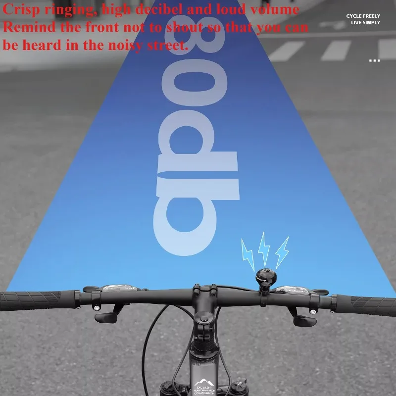 1PC Bicycle high decibel bell retro ultra-loud universal horn bicycle riding mountain bike decoration accessories