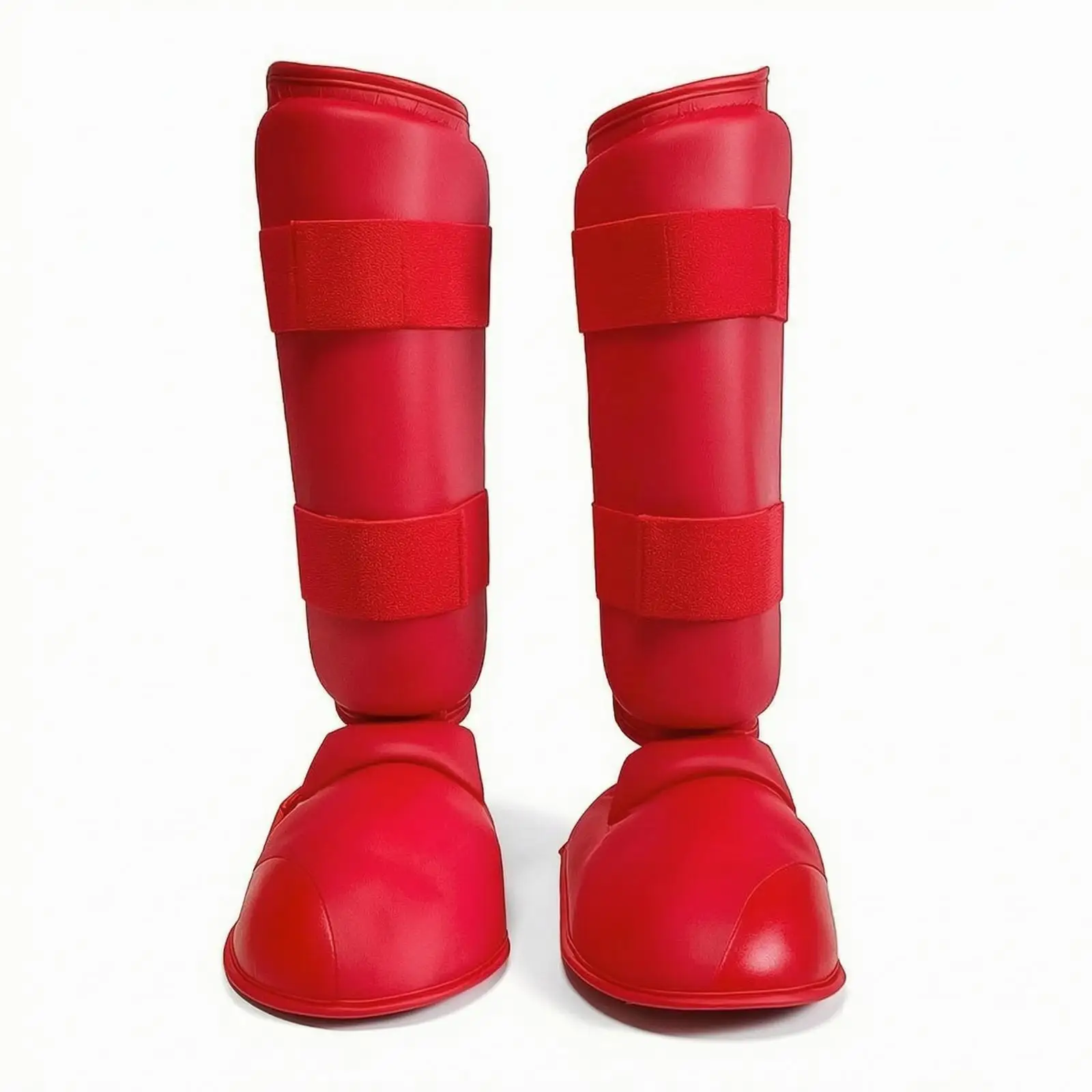 Taekwondo Leg Guards with Foot Protection for Sparring Karate Shin Instep Pads for Adults Kids Kickboxing Training