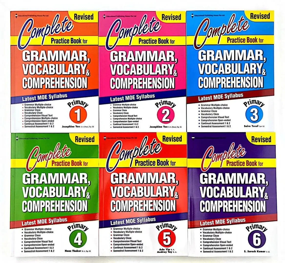 Imagem -06 - Escola Primária Prática Completa Livro de Gramática Vocabulário e Compreensão Inglês Aprendizagem Textbook Grade 16 Pcs por Conjunto