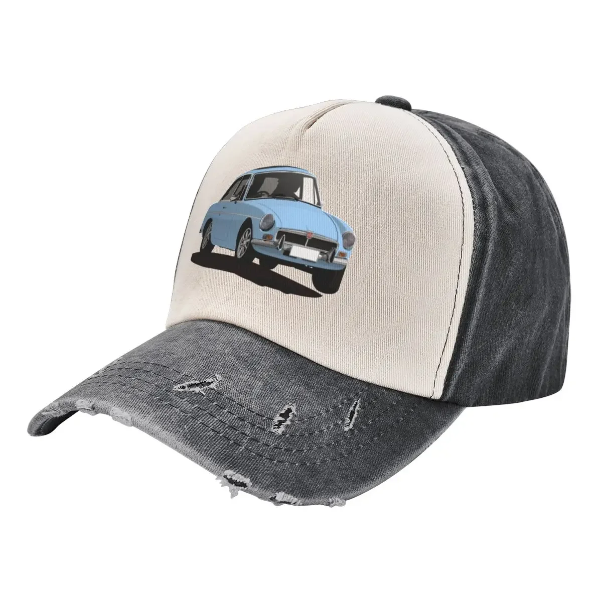 

MG MGB GT - illustration - light blue Baseball Cap |-F-| Dropshipping Sunhat New Hat Men Golf Wear Women's