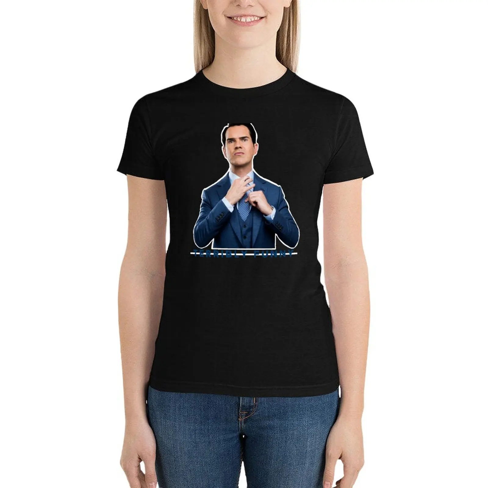 jimmy carr T-Shirt tees plus size tops Short sleeve tee Woman clothes