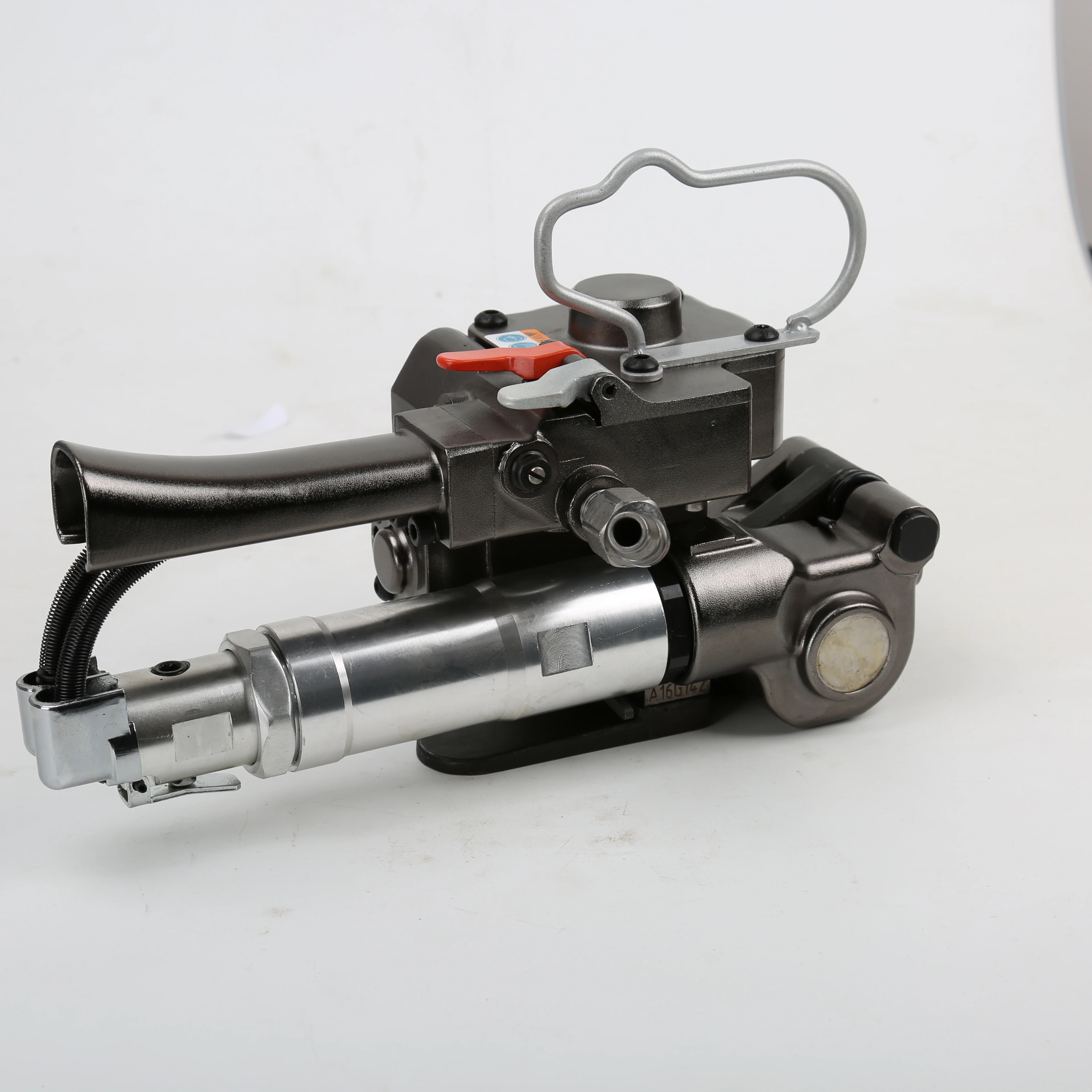 Handpack Pneumatic Semi-Automatic Strapping Machine AQD-19-Easy Operate for Food Chemical Applications PP/PET Belt 1 Year