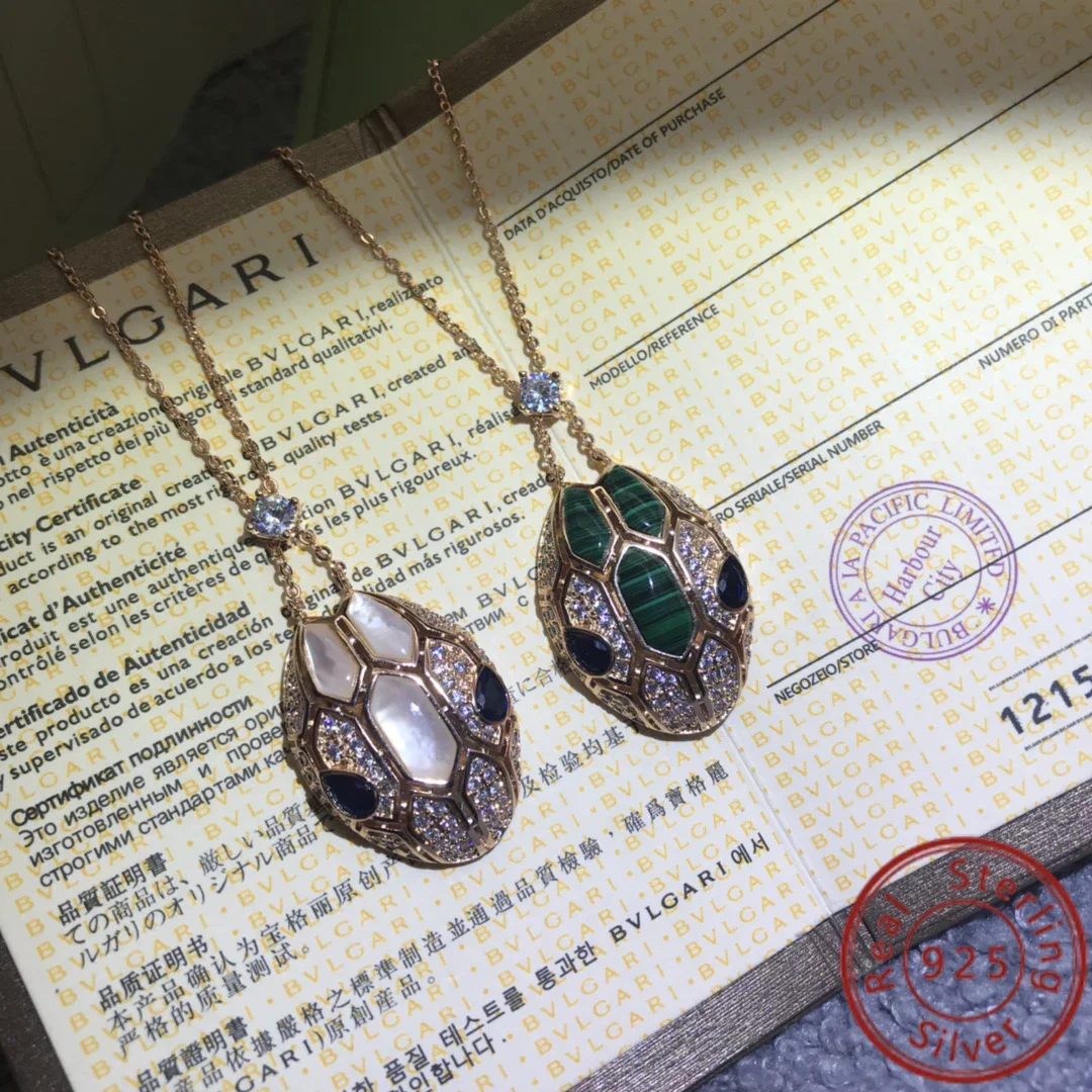 

2024 new BV style S925 sterling silver necklace: artistic rendering, unique design, silver luster forever.