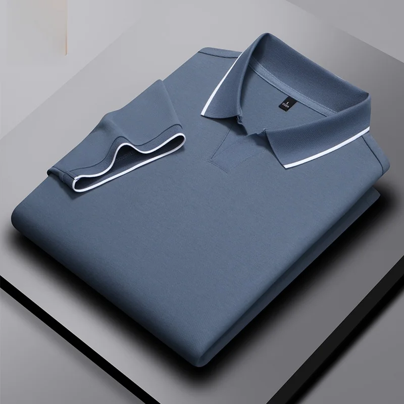

Men's Summer Short Sleeve Shirt V-Neck Fashionable Color Breathable Moisture Wicking Casual Cotton T-Shirt
