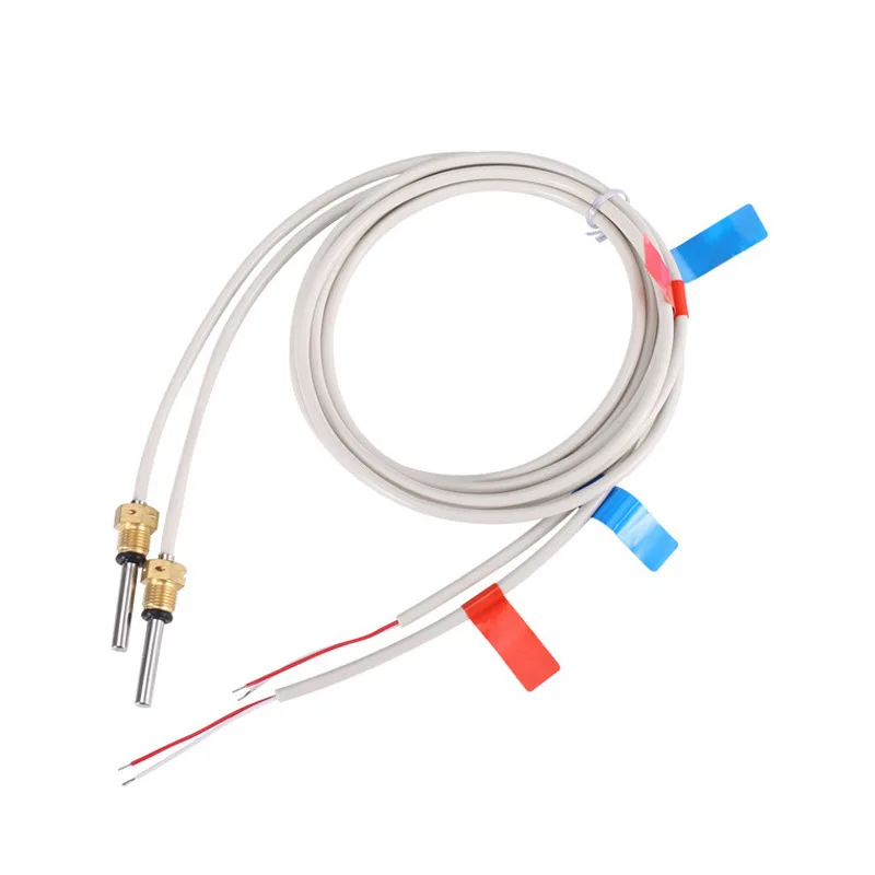 

PT100 Temperature Sensor 10K High Resistant Thermistor Air Conditioner Probe Waterproof