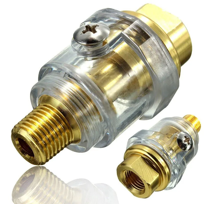 

1/4"NPT Mini In-Line Oiler Lubricator for Pneumatic Tool & Air Compressor Pipe Repair