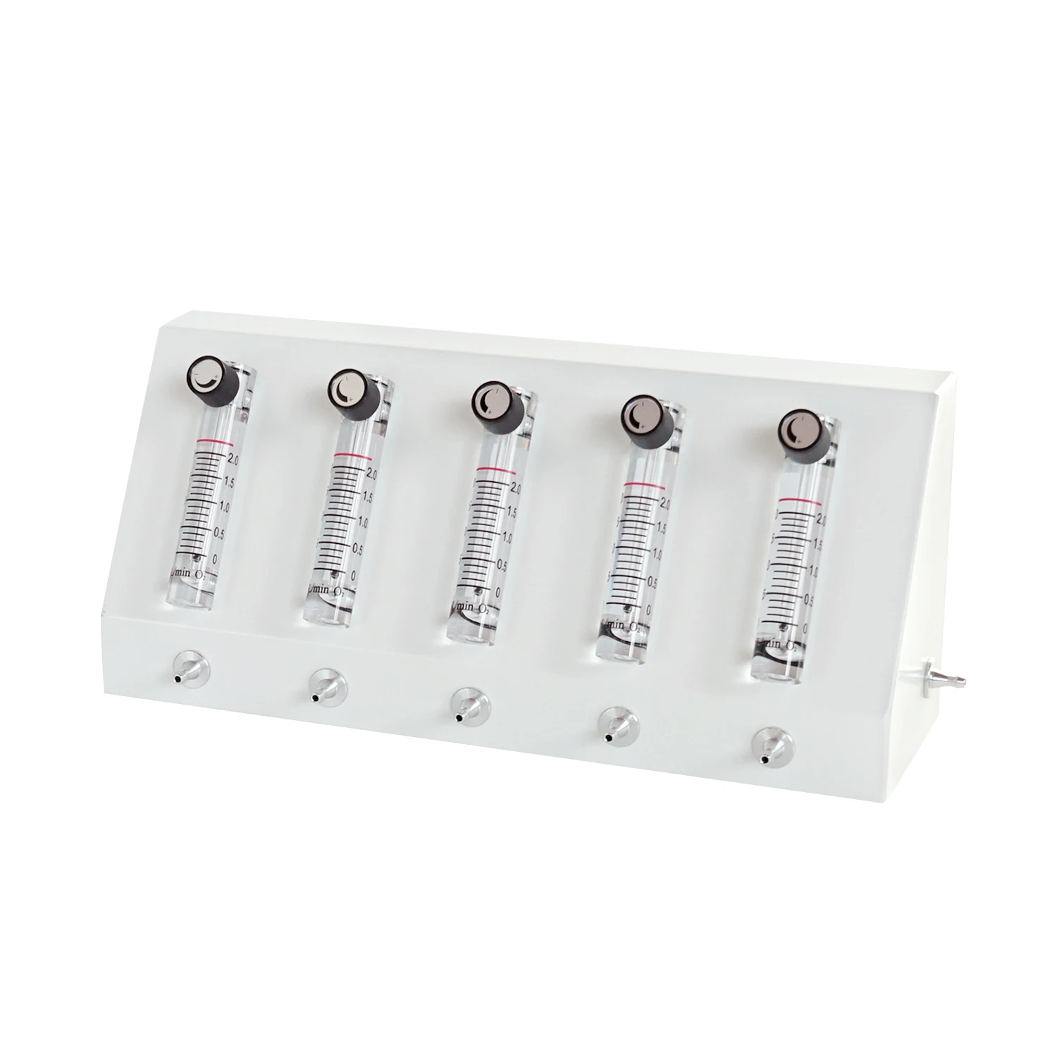 Custom Hospital Household Portable 2L 5L Flowmeter Oxygen Generator Distributor Flow Distributor with Fire Valve