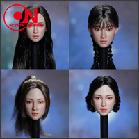 In Stock 1/6 SUPER DUCK SDH042Asian Beauty Head Sculpt Carving Model Fit 12'' TBL Female Suntan Action Figure Body