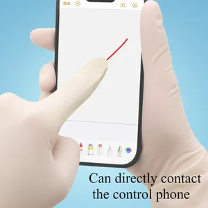 Lateks Eldivenler, Tek Kullanımlık Tıbbi Malzemeler, Tıbbi Malzemeler, Koruyucu Cerrahi, Steril, Latekssiz, 10 Çift 8 en çok satılan eldivenler (cerrahi) - no. 6