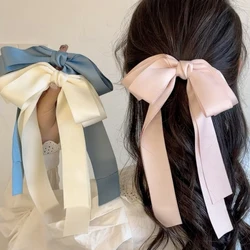 1pc girl ballet stlyle bow streamer hairpin, female elegant sweet and lovely fashion temperament Korean version headwear