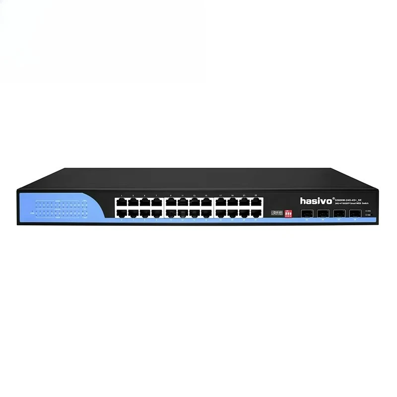 24*1000M Port Smart Managed Ethernet Switch With 4*10G Sfp